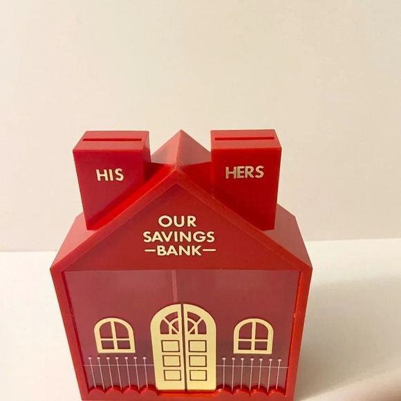 Vintage JSNY  His N Hers Savings Bank Trick Coin Bank - Picture 12 of 14